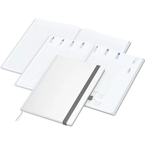 Calendrier de livres Match-Hybrid A4 Bestseller, mat, gris argenté, Image 2