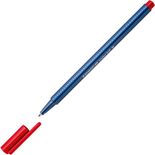 STAEDTLER Triplus Ball , Staedtler, rot, Kunststoff, 16,00cm x 0,90cm x 0,90cm (Länge x Höhe x Breite), Bild 2