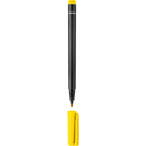 STAEDTLER Lumocolor Permanent M , Staedtler, gelb, Kunststoff, 14,10cm x 0,90cm x 0,90cm (Länge x Höhe x Breite), Bild 1
