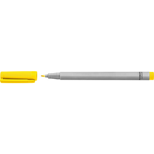 STAEDTLER Lumocolor Non-permanent F , Staedtler, gelb, Kunststoff, 14,10cm x 0,90cm x 0,90cm (Länge x Höhe x Breite), Bild 3