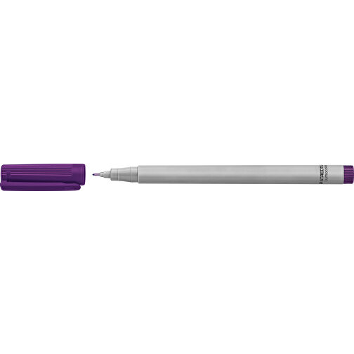 STAEDTLER Lumocolor Non-permanent S , Staedtler, violett, Kunststoff, 14,10cm x 0,90cm x 0,90cm (Länge x Höhe x Breite), Bild 3