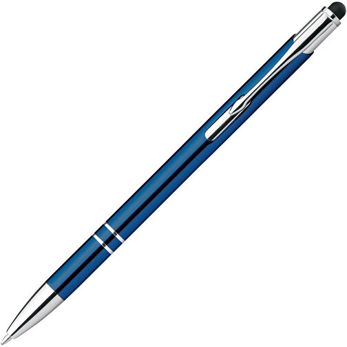 GALBA. Aluminium-Kugelschreiber Mit Touch Tip Und Clip , königsblau, Aluminium, , Bild 2