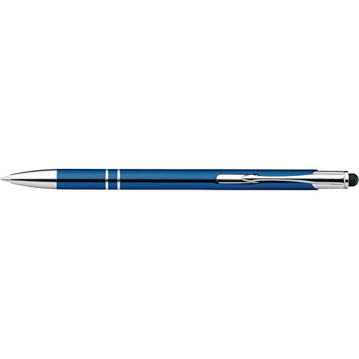 GALBA. Aluminium-Kugelschreiber Mit Touch Tip Und Clip , königsblau, Aluminium, , Bild 3