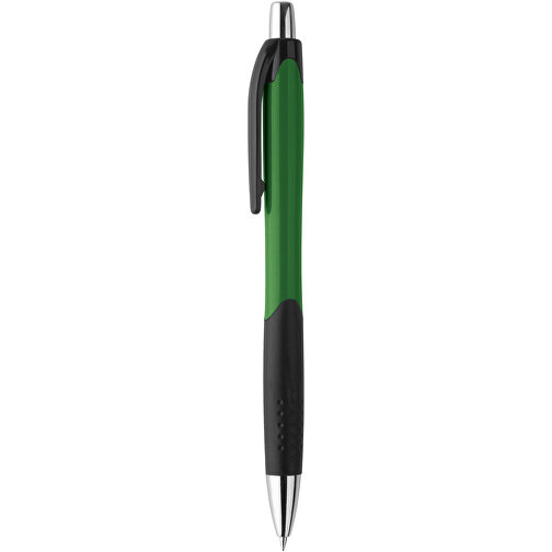 CARIBE. Kugelschreiber Aus ABS Mit Gummigriff , grün, ABS Kunststoff, , Bild 1