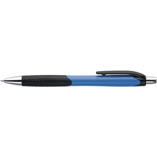 CARIBE. Kugelschreiber Aus ABS Mit Gummigriff , blau, ABS Kunststoff, , Bild 3