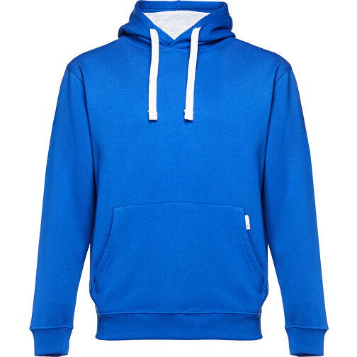 THC MOSCOW. Unisex Sweatshirt , königsblau, Baumwolle und Polyester, M, 68,00cm x 55,00cm (Länge x Breite), Bild 1