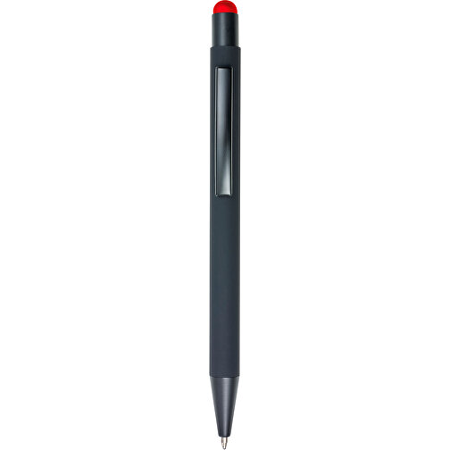 Kugelschreiber Aus Aluminium Formentera , rot, Aluminium, Metall, Kautschuk, , Bild 1