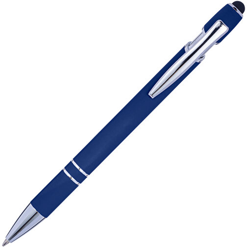 Kugelschreiber Mit Touchfunktion Primo , blau, Aluminium, Metall, Kautschuk, , Bild 2