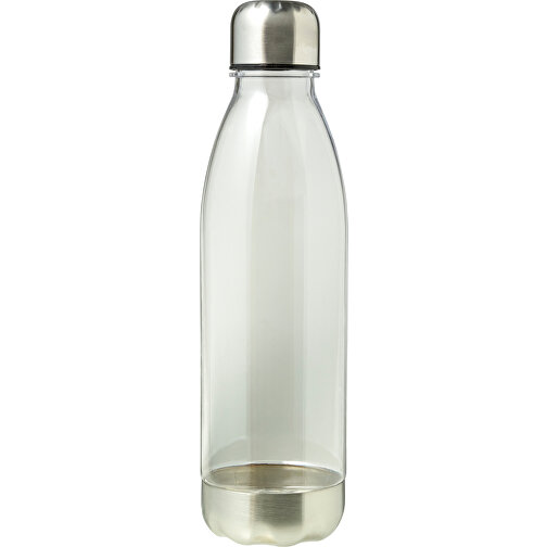 Transparente Trinkflasche Santiago , transparent, AS, Edelstahl, , Bild 1