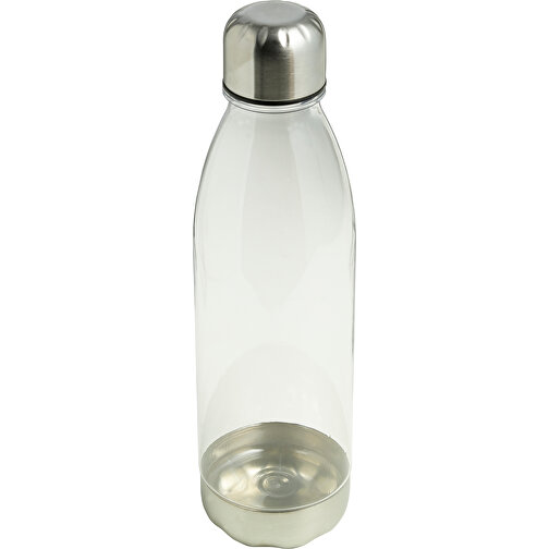Transparente Trinkflasche Santiago , transparent, AS, Edelstahl, , Bild 4