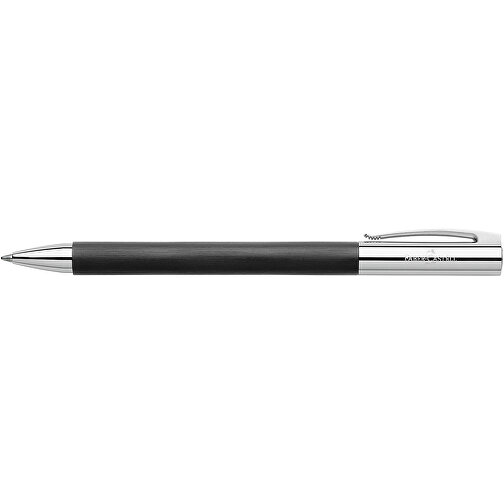 Ambition Kugelschreiber Edelharz , Faber-Castell, schwarz, Metall, Edelharz (Kunststoff), 16,20cm x 1,80cm x 2,10cm (Länge x Höhe x Breite), Bild 3