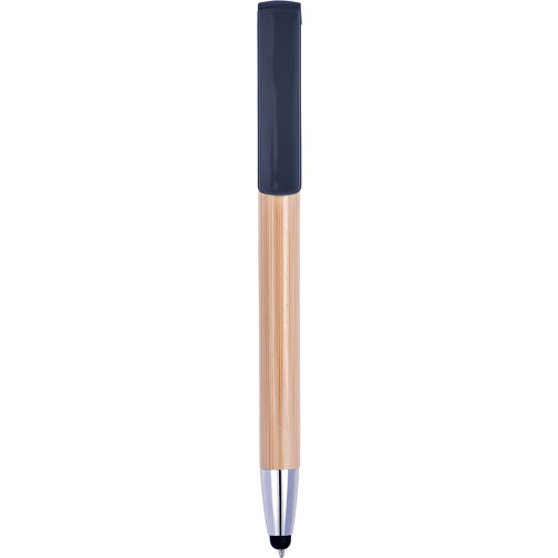 Bambus Kugelschreiber Sumatra , schwarz, ABS, Bambus, , Bild 1