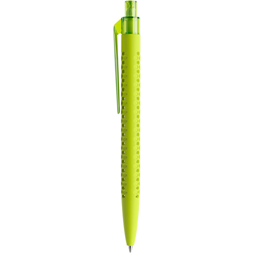 Prodir QS40 Soft Touch PRT Push Kugelschreiber , Prodir, gelbgrün, Kunststoff, 14,10cm x 1,60cm (Länge x Breite), Bild 2