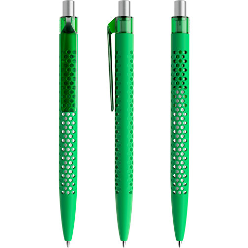 Prodir QS40 Soft Touch PRT Push Kugelschreiber , Prodir, hellgrün/silber satiniert, Kunststoff/Metall, 14,10cm x 1,60cm (Länge x Breite), Bild 6