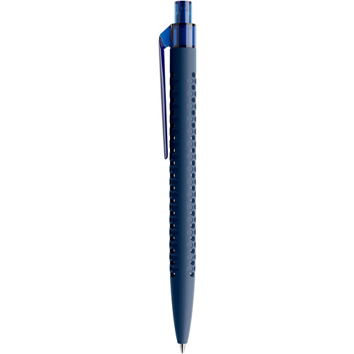 Prodir QS40 Soft Touch PRT Push Kugelschreiber , Prodir, sodalithblau, Kunststoff, 14,10cm x 1,60cm (Länge x Breite), Bild 2