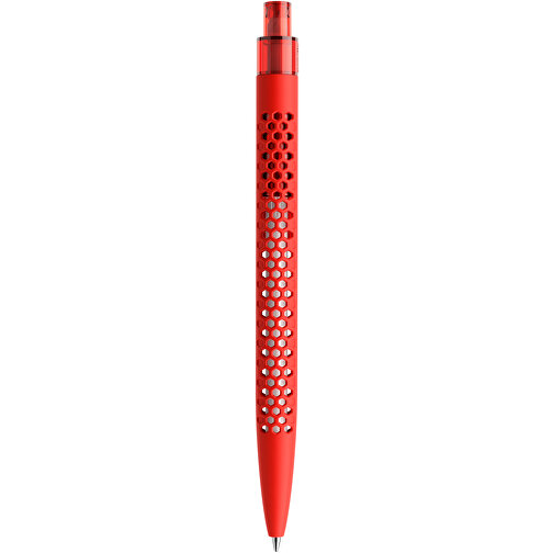 Prodir QS40 Soft Touch PRT Push Kugelschreiber , Prodir, rot, Kunststoff, 14,10cm x 1,60cm (Länge x Breite), Bild 3