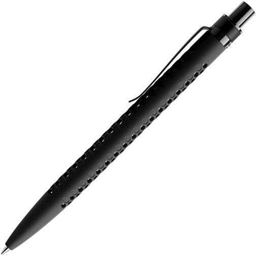 Prodir QS40 Soft Touch PRS Push Kugelschreiber , Prodir, schwarz/schwarz, Kunststoff/Metall, 14,10cm x 1,60cm (Länge x Breite), Bild 4