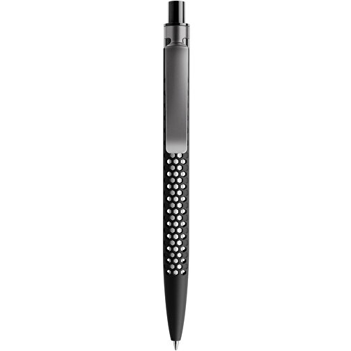 Prodir QS40 Soft Touch PRS Push Kugelschreiber , Prodir, schwarz/graphit, Kunststoff/Metall, 14,10cm x 1,60cm (Länge x Breite), Bild 1