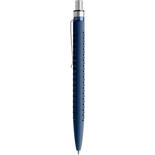 Prodir QS40 Soft Touch PRS Push Kugelschreiber , Prodir, sodalithblau/silber satiniert, Kunststoff/Metall, 14,10cm x 1,60cm (Länge x Breite), Bild 2