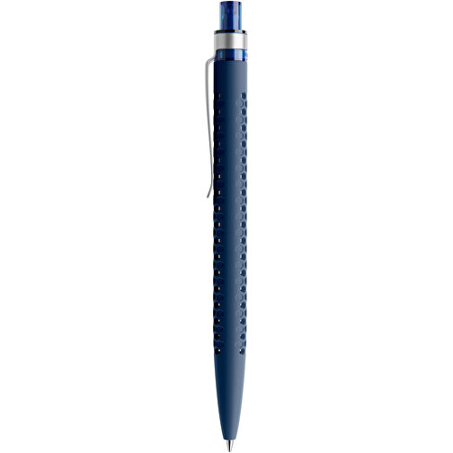 Prodir QS40 Soft Touch PRS Push Kugelschreiber , Prodir, sodalithblau/silber, Kunststoff/Metall, 14,10cm x 1,60cm (Länge x Breite), Bild 2
