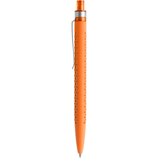 Prodir QS40 Soft Touch PRS Push Kugelschreiber , Prodir, orange/silber, Kunststoff/Metall, 14,10cm x 1,60cm (Länge x Breite), Bild 2