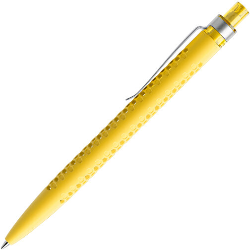 Prodir QS40 Soft Touch PRS Push Kugelschreiber , Prodir, lemon/silber, Kunststoff/Metall, 14,10cm x 1,60cm (Länge x Breite), Bild 4