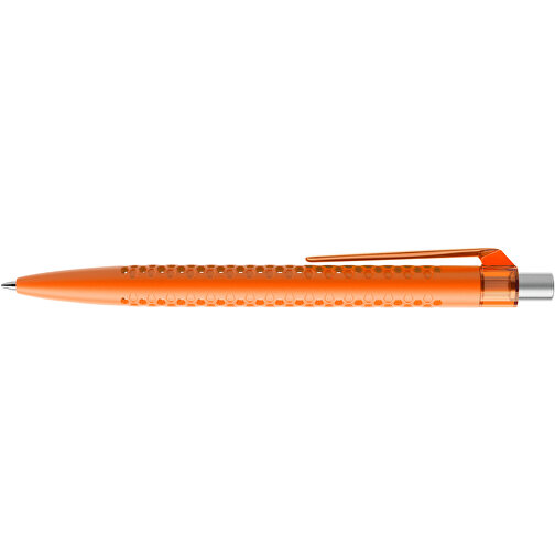 Prodir QS40 PMT Push Kugelschreiber , Prodir, orange/silber satiniert, Kunststoff/Metall, 14,10cm x 1,60cm (Länge x Breite), Bild 5