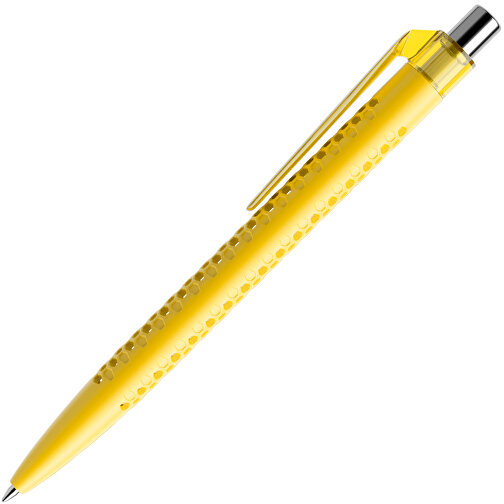 Prodir QS40 PMT Push Kugelschreiber , Prodir, lemon/silber poliert, Kunststoff/Metall, 14,10cm x 1,60cm (Länge x Breite), Bild 4