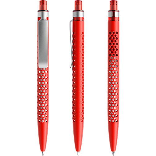 Prodir QS40 PMS Push Kugelschreiber , Prodir, rot, Kunststoff/Metall, 14,10cm x 1,60cm (Länge x Breite), Bild 6