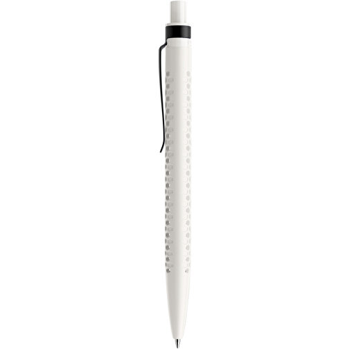 Prodir QS40 PMS Push Kugelschreiber , Prodir, weiss/schwarz, Kunststoff/Metall, 14,10cm x 1,60cm (Länge x Breite), Bild 2