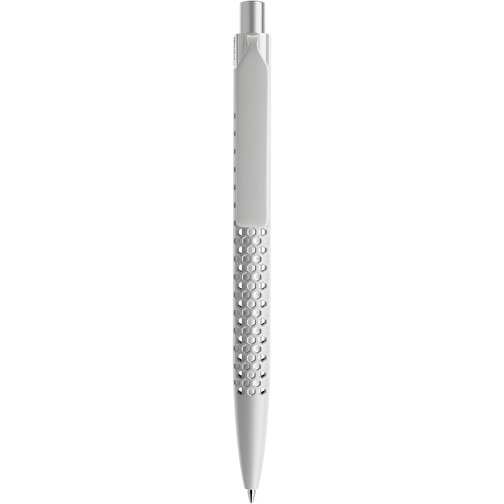 Prodir QS40 PMP Push Kugelschreiber , Prodir, zementgrau/silber satiniert, Kunststoff/Metall, 14,10cm x 1,60cm (Länge x Breite), Bild 1