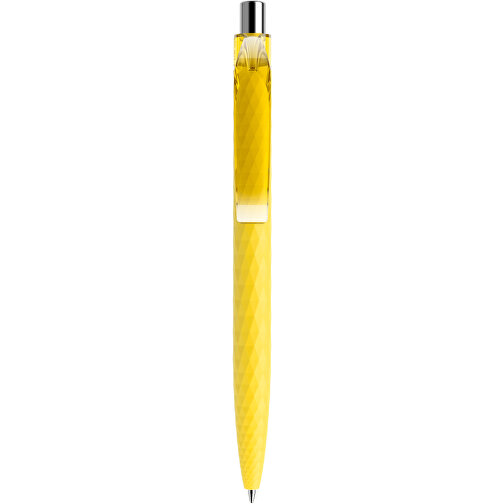 Prodir QS01 PRT Push Kugelschreiber , Prodir, lemon/silber poliert, Kunststoff/Metall, 14,10cm x 1,60cm (Länge x Breite), Bild 1