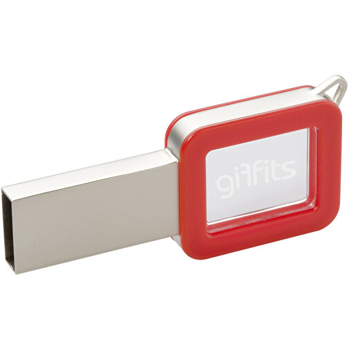USB-Stick Color Light Up 4GB , Promo Effects MB , rot MB , 4 GB , Kunststoff MB , 3 - 10 MB/s MB , 6,00cm x 0,10cm x 3,00cm (Länge x Höhe x Breite), Bild 1