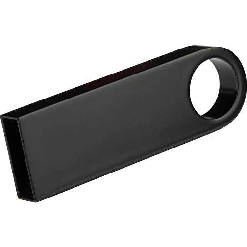USB-Stick Metall 8GB Bunt , Promo Effects MB , schwarz MB , 8 GB , Metall MB , 3 - 10 MB/s MB , 3,90cm x 0,40cm x 1,20cm (Länge x Höhe x Breite), Bild 1