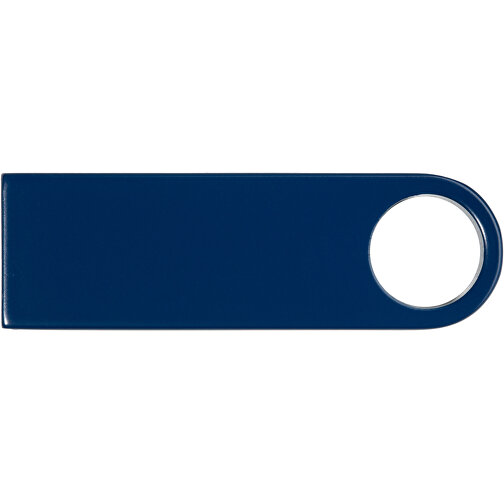 USB-Stick Metall 2GB Bunt , Promo Effects MB , dunkelblau MB , 2 GB , Metall MB , 3 - 10 MB/s MB , 3,90cm x 0,40cm x 1,20cm (Länge x Höhe x Breite), Bild 2