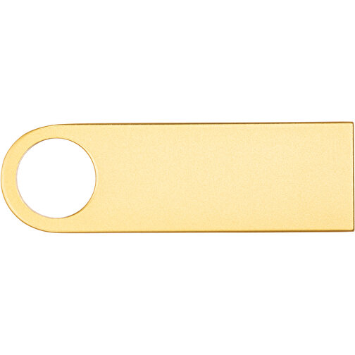 USB Stick Metall 1GB Bunt , Promo Effects MB , gold MB , 1 GB , Metall MB , 3 - 10 MB/s MB , 3,90cm x 0,40cm x 1,20cm (Länge x Höhe x Breite), Bild 3