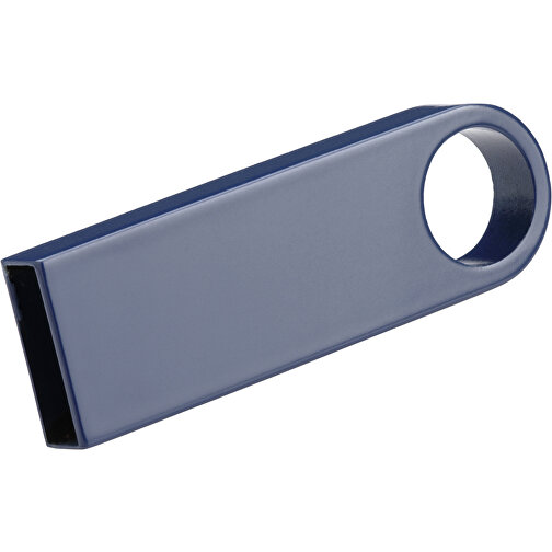 USB-Stick Metall 3.0 64GB Bunt , Promo Effects MB , dunkelblau MB , 65 GB , Metall MB , 10 - 45 MB/s MB , 3,90cm x 0,40cm x 1,20cm (Länge x Höhe x Breite), Bild 1