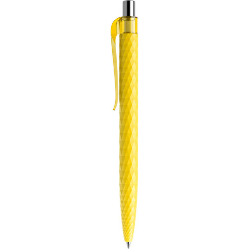 Prodir QS01 PMT Push Kugelschreiber , Prodir, lemon/silber poliert, Kunststoff/Metall, 14,10cm x 1,60cm (Länge x Breite), Bild 2