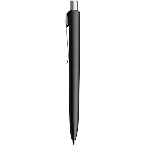 Prodir DS8 PSM Push Kugelschreiber , Prodir, schwarz/silber satiniert, Kunststoff/Metall, 14,10cm x 1,50cm (Länge x Breite), Bild 3