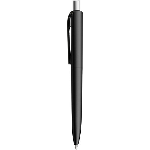 Prodir DS8 PMM Push Kugelschreiber , Prodir, schwarz/silber satiniert, Kunststoff/Metall, 14,10cm x 1,50cm (Länge x Breite), Bild 2