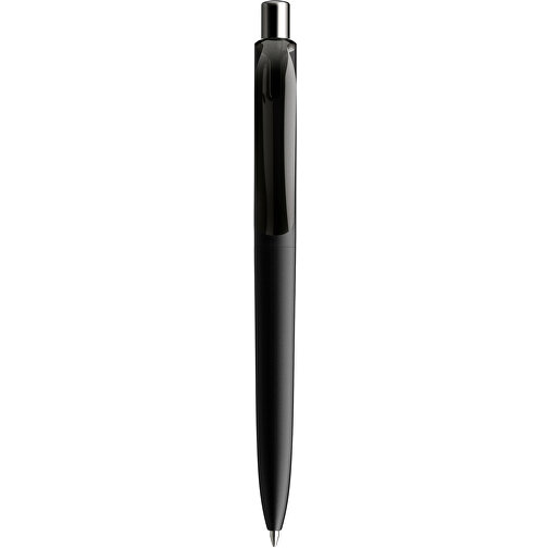 Prodir DS8 PMM Push Kugelschreiber , Prodir, schwarz/silber poliert, Kunststoff/Metall, 14,10cm x 1,50cm (Länge x Breite), Bild 1