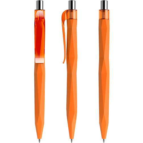 Prodir QS20 PRT Push Kugelschreiber , Prodir, orange / silber poliert, Kunststoff/Metall, 14,10cm x 1,60cm (Länge x Breite), Bild 6
