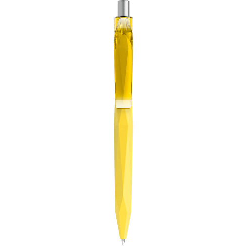 Prodir QS20 PRT Push Kugelschreiber , Prodir, lemon / silber satiniert, Kunststoff/Metall, 14,10cm x 1,60cm (Länge x Breite), Bild 1