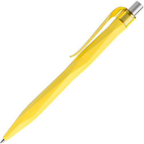 Prodir QS20 PRT Push Kugelschreiber , Prodir, lemon / silber satiniert, Kunststoff/Metall, 14,10cm x 1,60cm (Länge x Breite), Bild 4