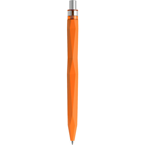Prodir QS20 Soft Touch PRS Push Kugelschreiber , Prodir, orange / silber satiniert, Kunststoff/Metall, 14,10cm x 1,60cm (Länge x Breite), Bild 3