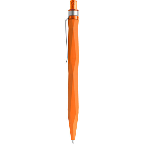 Prodir QS20 Soft Touch PRS Push Kugelschreiber , Prodir, orange / silber, Kunststoff/Metall, 14,10cm x 1,60cm (Länge x Breite), Bild 2
