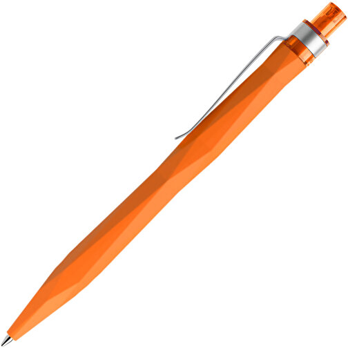 Prodir QS20 Soft Touch PRS Push Kugelschreiber , Prodir, orange / silber, Kunststoff/Metall, 14,10cm x 1,60cm (Länge x Breite), Bild 4
