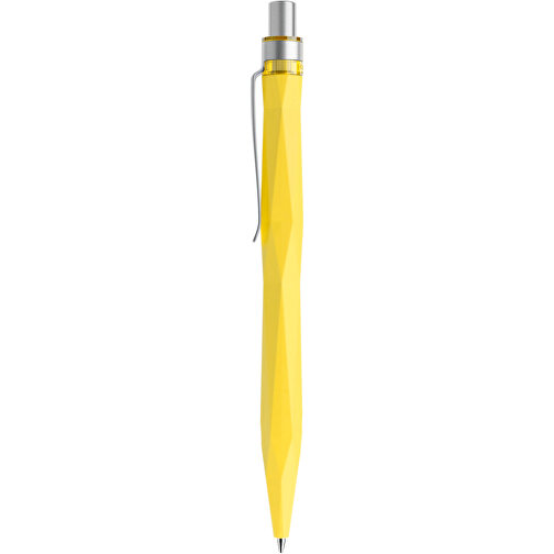 Prodir QS20 Soft Touch PRS Push Kugelschreiber , Prodir, lemon / silber satiniert, Kunststoff/Metall, 14,10cm x 1,60cm (Länge x Breite), Bild 2