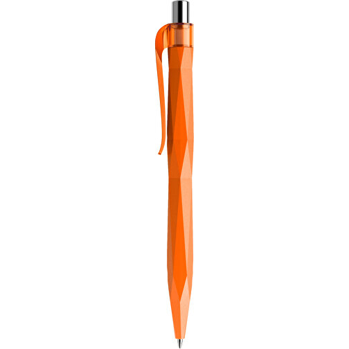 Prodir QS20 PMT Push Kugelschreiber , Prodir, orange / silber poliert, Kunststoff/Metall, 14,10cm x 1,60cm (Länge x Breite), Bild 3