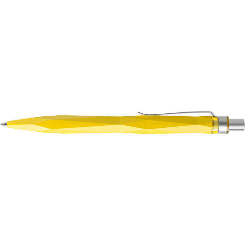 Prodir QS20 PMS Push Kugelschreiber , Prodir, lemon / silber satiniert, Kunststoff/Metall, 14,10cm x 1,60cm (Länge x Breite), Bild 5